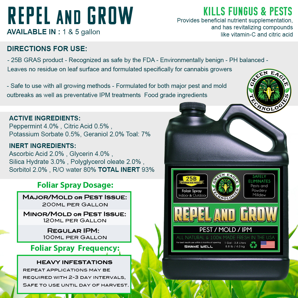 Repel and Grow by Green Eagle Technologies